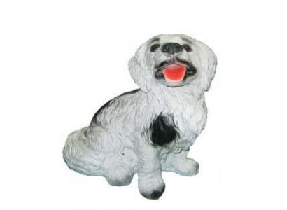 Figurine décorative de chien en statue sculpture 37 cm. Figures Statues Sculptures Nouvelles (A17)
